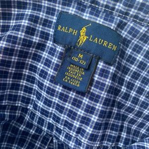 Boys M (10-12) Polo Ralph Lauren Long Sleeved Button Down